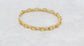 14k Yellow Gold Citrine Tennis Bracelet, 7.25 inches - 6.9g