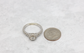Tolkowsky 14k White Gold Diamond Engagement Ring, Size 6 - 3.5g
