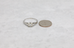 Vintage 18k White Gold Art Deco Engagement Ring, Size 7.25 - 2.6g