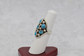 Sterling Silver King Manassa Turquoise Ring, Size 7.25 - 9.0g