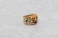 Vintage 14k Yellow Gold Multi-Gemstone Diamond Ring, Size 6.5 - 9.8g