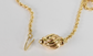 18k Yellow Gold Beaded Rope Necklace, 36.5 inches - 14.0g