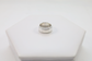 NEW Tiffany & Co. Sterling Silver Beaded Edge "I Love You" Ring, Size 4.5 - 6.6g