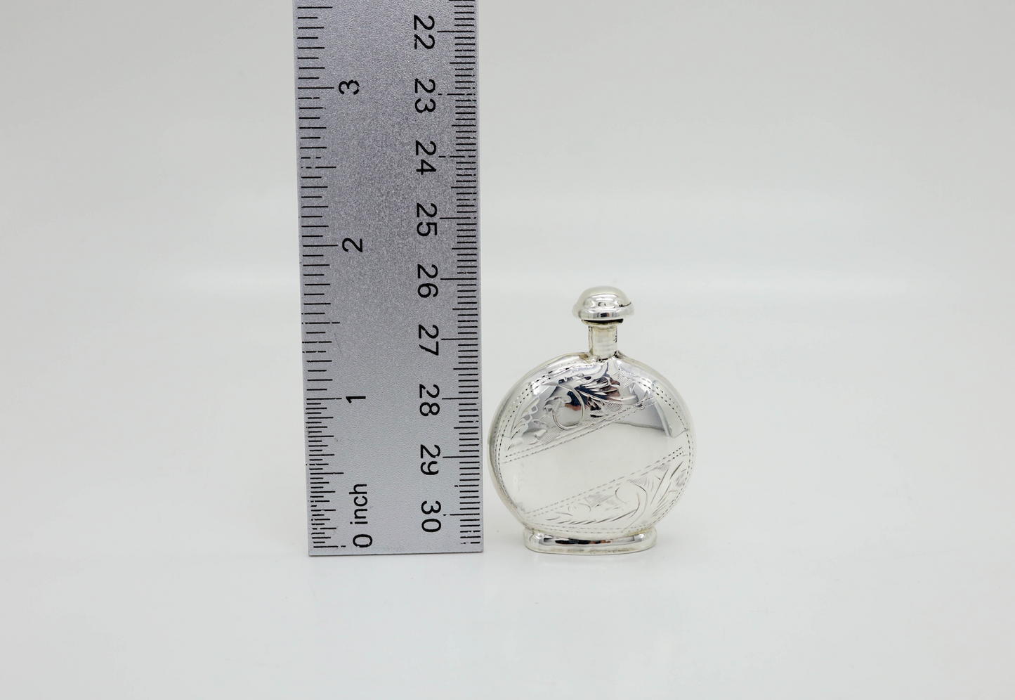 Vintage Sterling Silver Perfume Compact Bottle, 13.0g