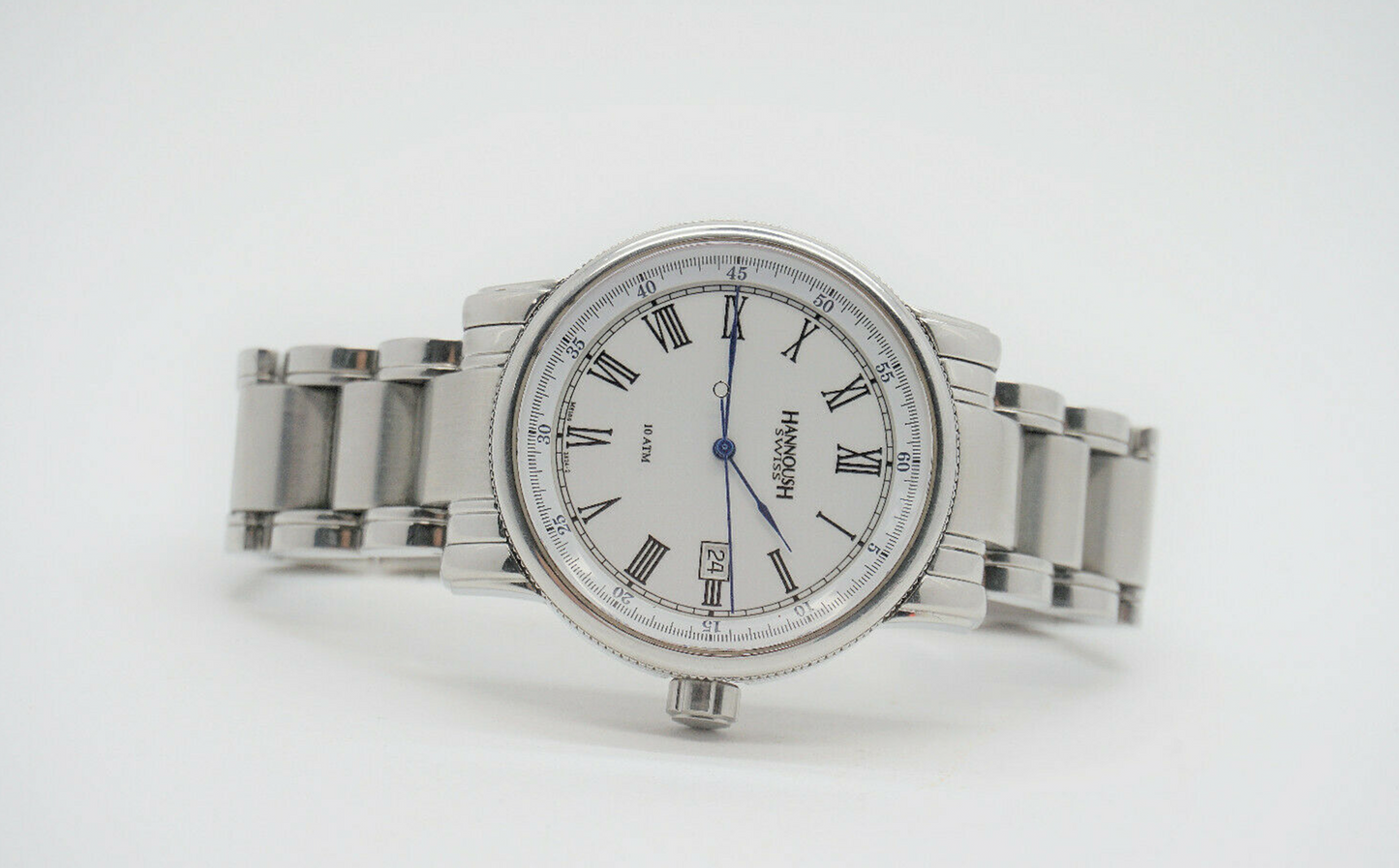 Hannoush Swiss Made Automatic Stainless Steel Watch 42mm ETA 2824