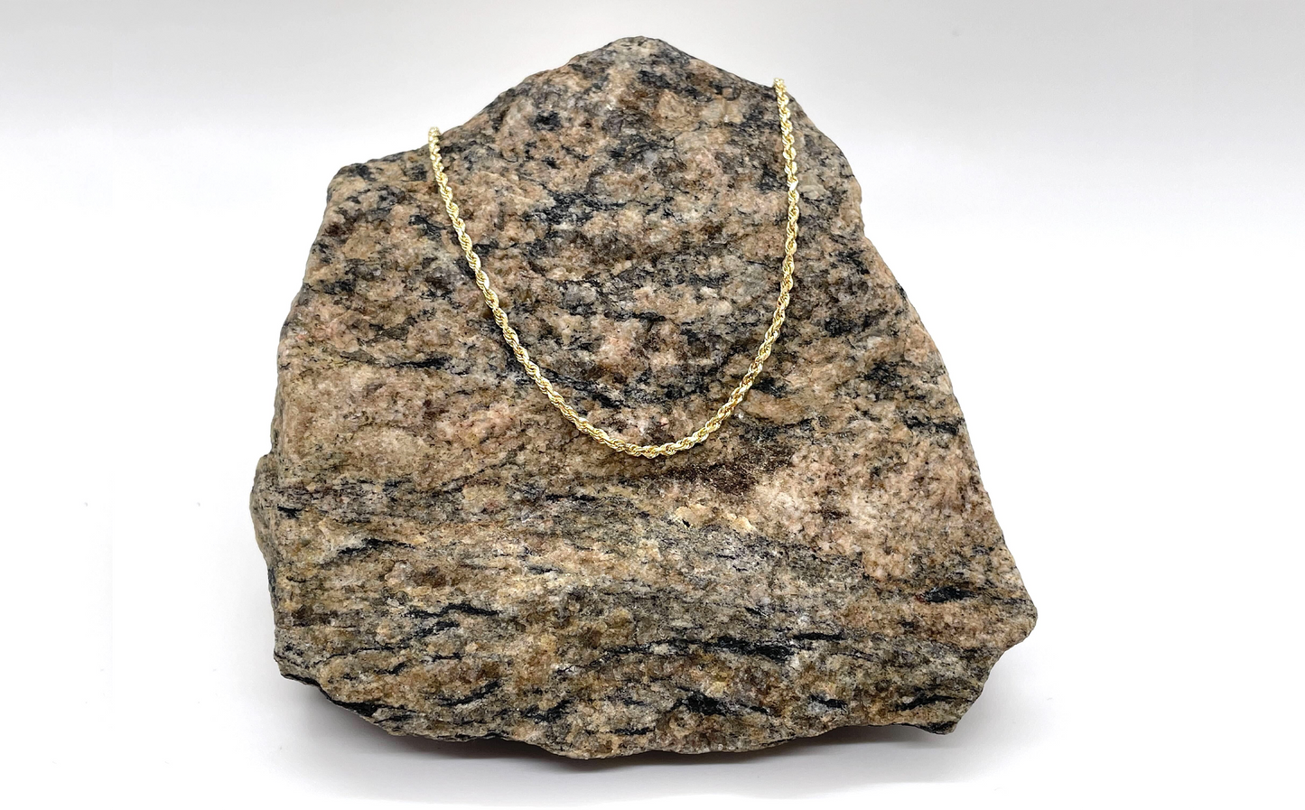 14k Yellow Gold Solid Rope Chain, 30 inches - 6.0g