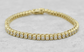 14k Yellow Gold Ladies 4.5cttw Diamond Tennis Bracelet, 7 inches - 18.0g