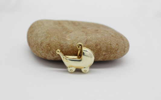 14k Yellow Gold Carriage Charm - 1.0g