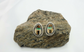 Navajo Sterling Silver, Opal & Tiger's Eye Stud Earrings - 7.5g