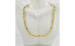 Vintage 14k Yellow & White Gold Link Choker, 16 inches - 30.0g