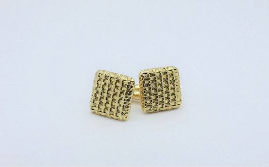 Vintage Larter & Son 18k Yellow Gold Classic Cufflinks - 17.8g