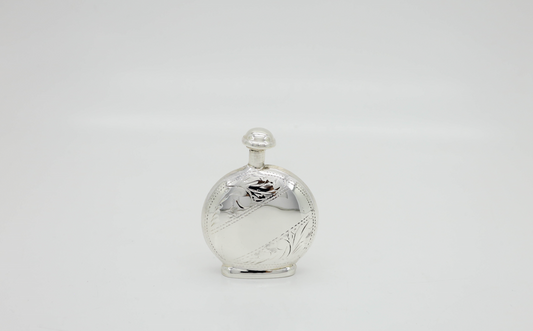 Vintage Sterling Silver Perfume Compact Bottle, 13.0g