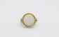 Vintage 14k Yellow Gold Ladies Opal & Diamond Ring, Size 8 - 11.4g