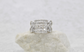 Vintage 14k White Gold Diamond Cluster Ring, Size 8.5 - 13.4g