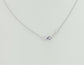 14k White Gold Kaynar Mother & Child Charm Necklace
