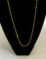 14k Yellow Gold Spinning Globe Charm Necklace, 20 inches - 11.4g