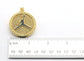 14k Yellow Gold Jordan Pendant w/ Fancy Yellow Diamonds - 24.7g