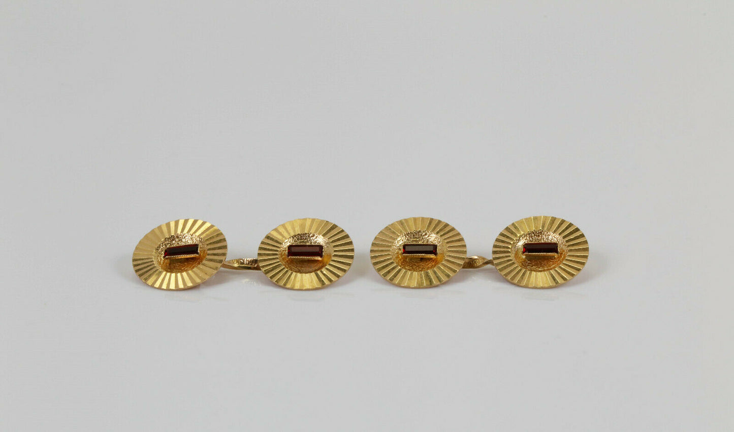 Antique 18k Gold Art Noveau Cufflinks - 6.2g