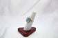 Vintage Sterling Silver Larimar Stone Ring, Size 6.5 - 6.8g