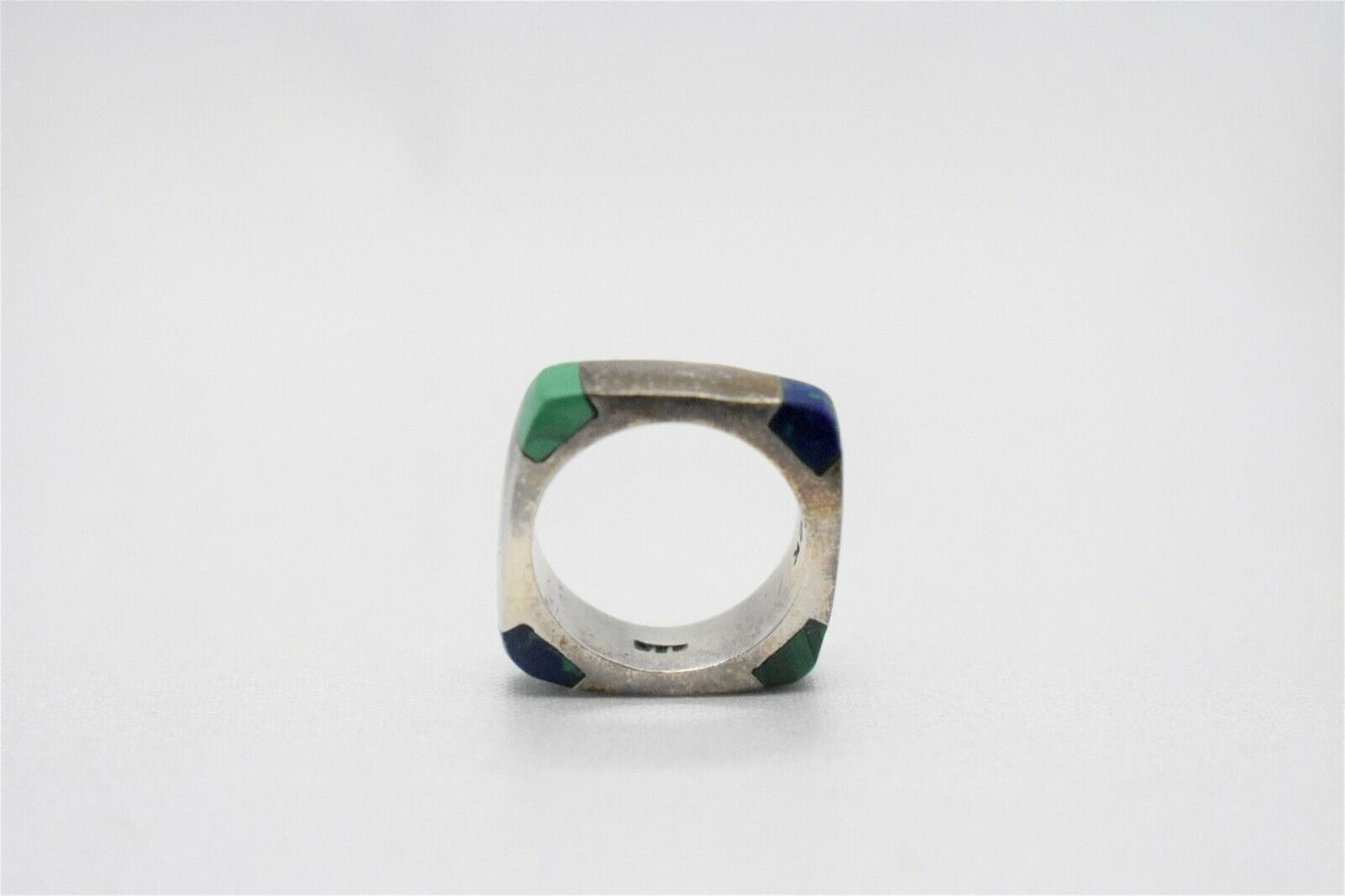 Sterling Silver Squared Ring, Size 7 - 9.8g