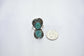 Sterling Silver Turquoise Ring, Size 6 - 5.0g