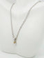 Judith Ripka Sterling Silver & 18k Yellow Gold Heart Necklace, 16.0 inches - 12.9g