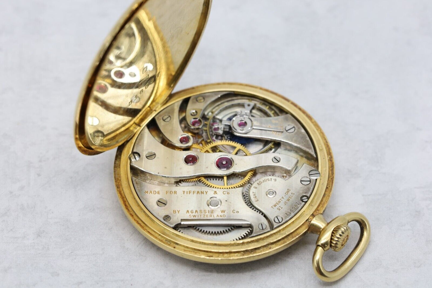 Vintage Tiffany & Co. 18k Yellow Gold Pocket Watch