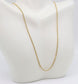 14k Yellow Gold Rope Chain Necklace, 18.5 inches - 4.6g