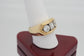 18k Yellow Gold Men's 1.6cttw Diamond Ring, Size 10 -15.8g