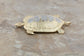 14k Yellow Gold Diamond Turtle Pendant - 26.1g