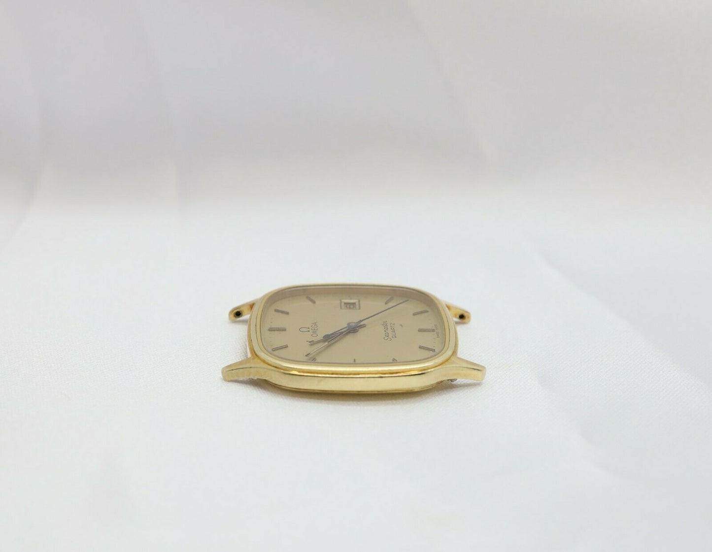 Vintage Omega Seamaster 14k Yellow Gold Quartz Watch, Model 1430 - 23.0g