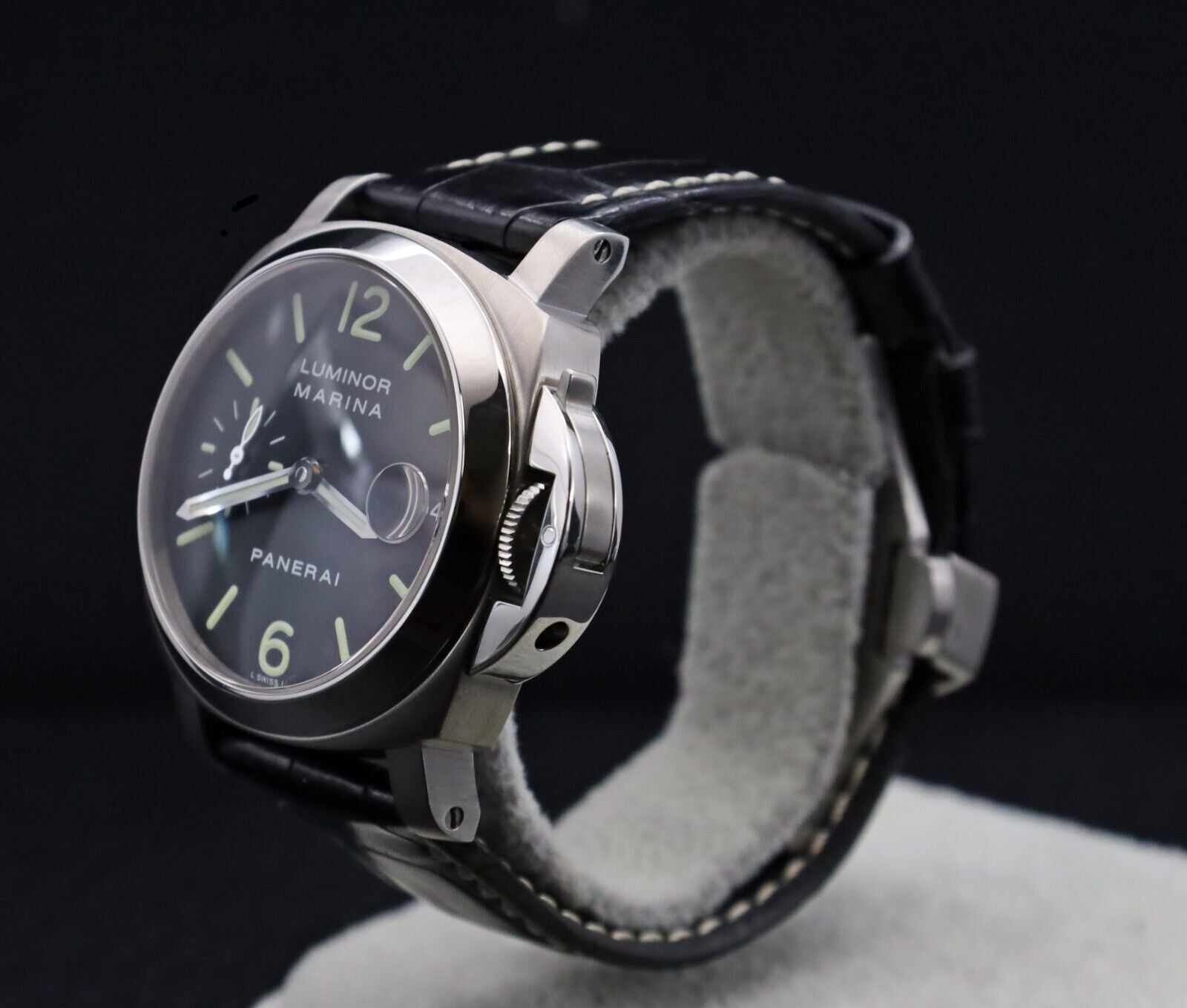 Panerai Luminor Marina Stainless Steel Automatic Black Dial Men s