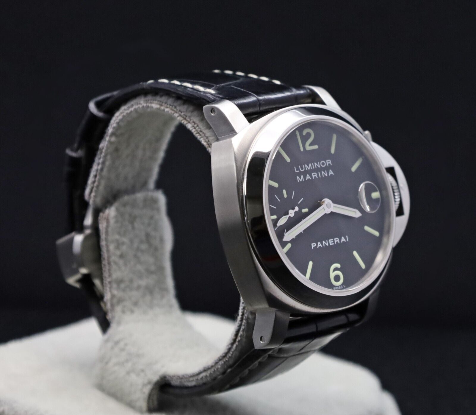 Panerai Luminor Marina Stainless Steel Automatic Black Dial Men s