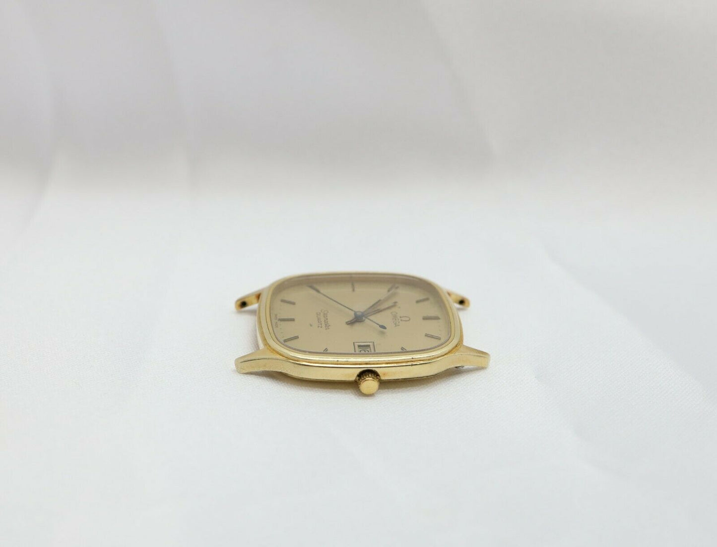 Vintage Omega Seamaster 14k Yellow Gold Quartz Watch, Model 1430 - 23.0g