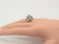 Vintage 14k White Gold Ladies Diamond Cocktail Ring, Size 6.5 - 7.3g