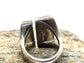 Sterling Silver Brown Agate Ring, Size 6.5 - 16.1g