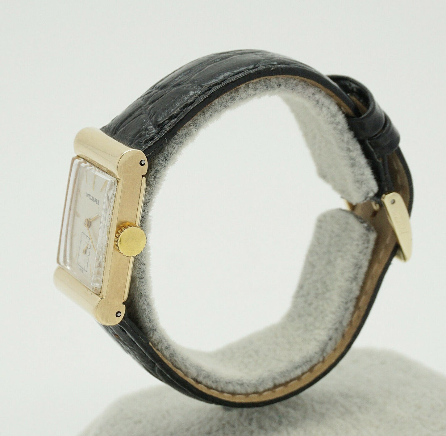 14k Yellow Gold Wittnauer Dress Watch 22mm x 32mm Manual Winding