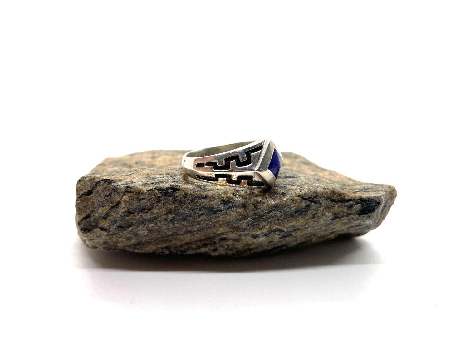 Carolyn Pollack Sterling Silver Lapis Ring, Size 10 - 7.4g