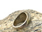 Sterling Silver Tiger's Eye Ring, Size 11 - 16.2g