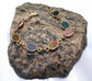 14k Yellow Gold Carla Scarab Bracelet, 7.5 inches - 9.0g