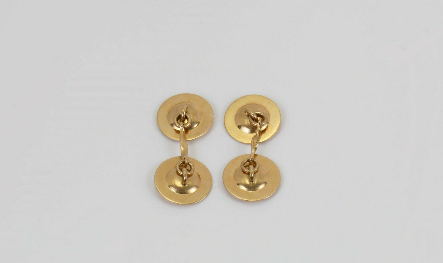 Antique 18k Gold Art Noveau Cufflinks - 6.2g