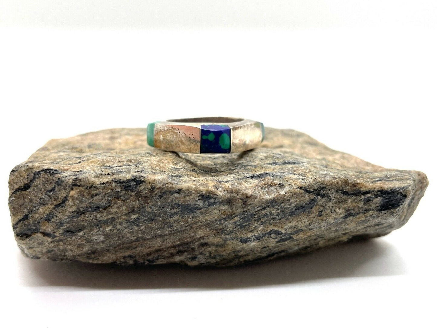 Sterling Silver Squared Ring, Size 7 - 9.8g