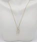 14k Yellow Gold Diamond Pendant Necklace, 18 inches - 4.6g