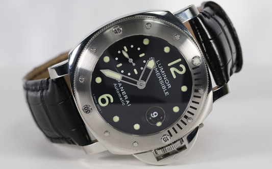 Panerai Luminor Submersible Steel Black Dial Automatic Men's 42mm Watch PAM01024
