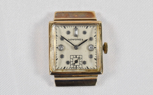 Vintage Longines 14k Yellow Gold Diamonds CAI. 8LN